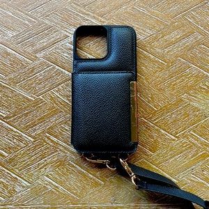 iPhone 13 Pro Max bandolier wallet cellphone case